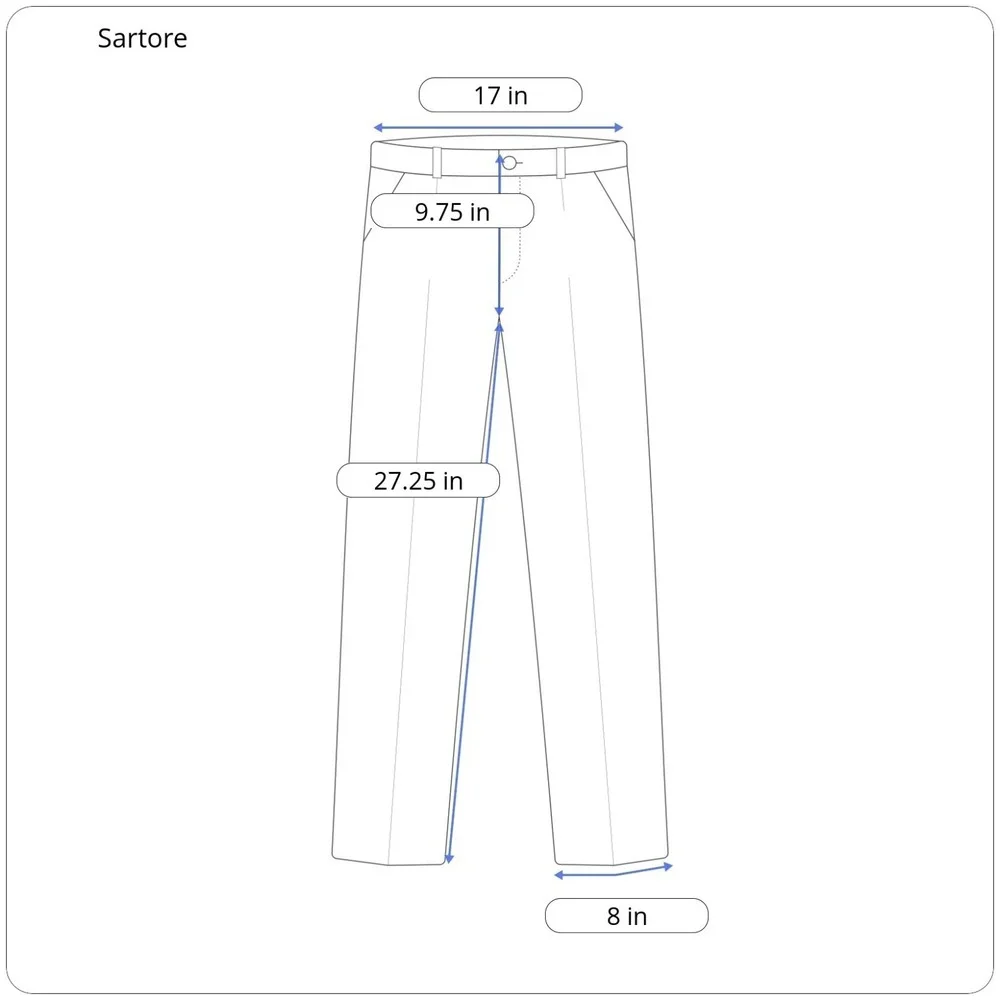 Sartore‎ Italy Compagnia della Lana Wool Pants 34 x 28 Gingham 5 Pocket Trousers